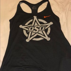 Dark grey OSU Nike tank top
